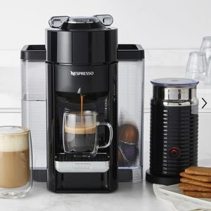 Nespresso Vertuo Coffee & Espresso Machine with Milk Frother & Pod Storage